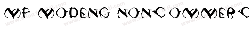 MF MODENG NONCOMMERCIAL字体转换